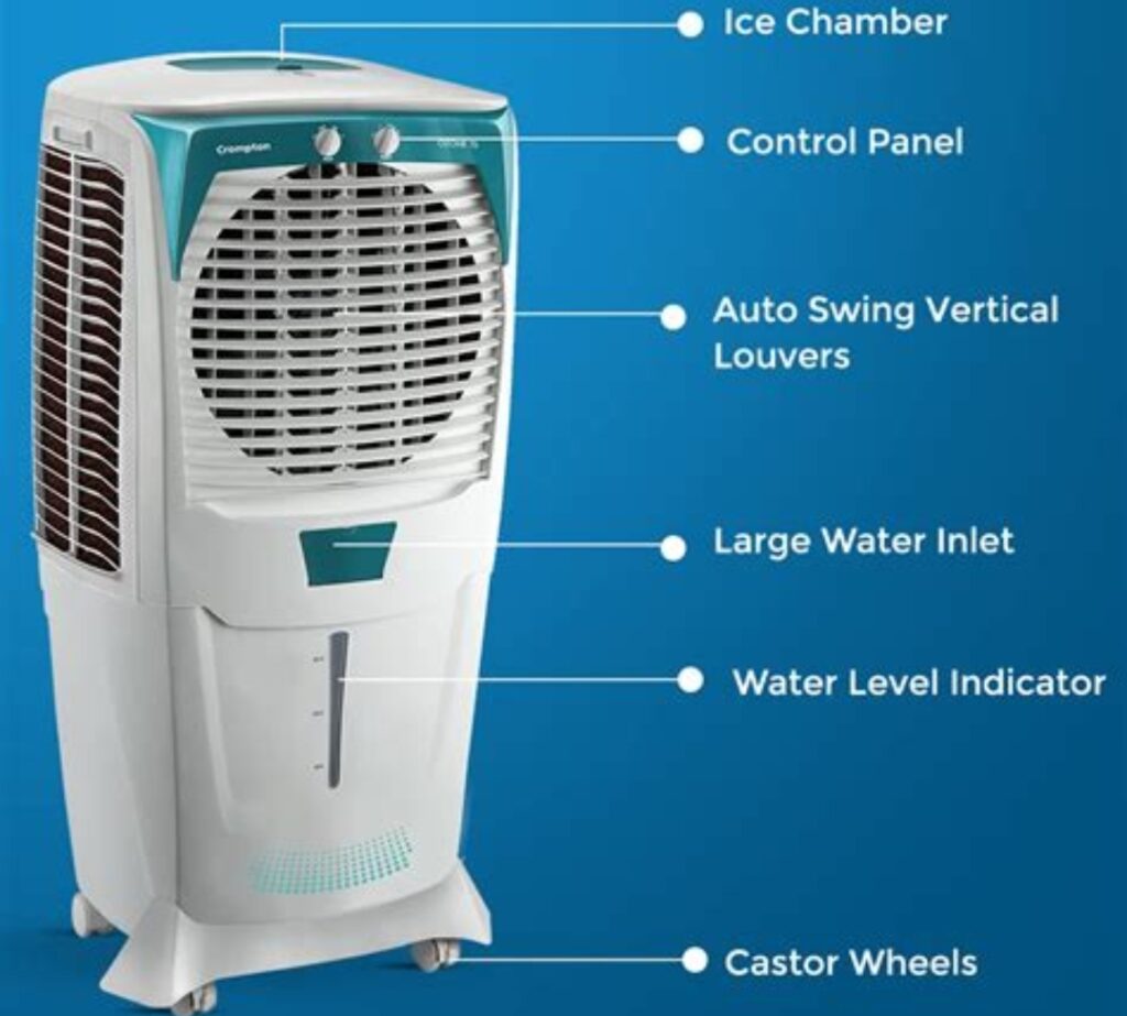 Crompton ozone 75 liter desert air coolar