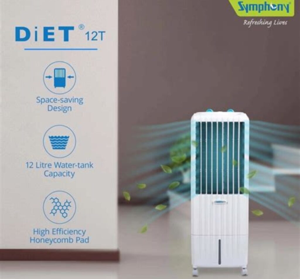 Symphony diet 12 t personal air coolar